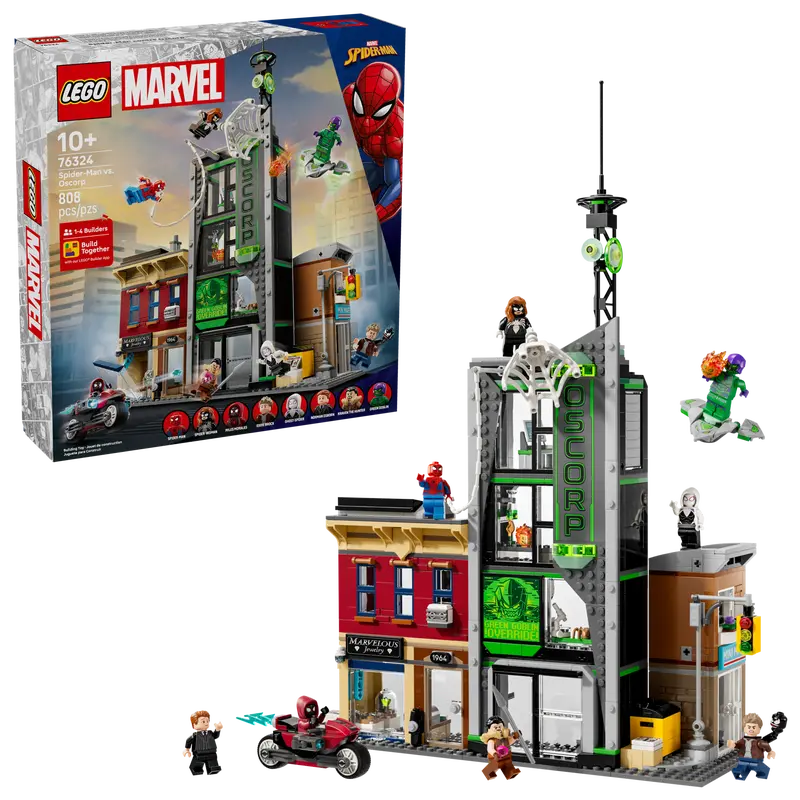 Lego 76324 Super Heroes Marvel Spiderman vs Oscorp