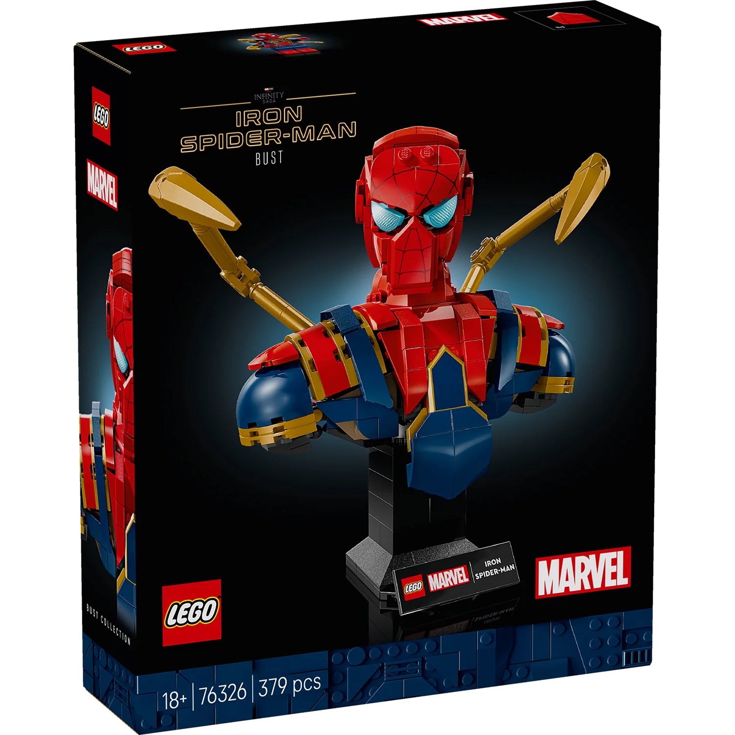 Lego 76326 Super Heroes Marvel Iron Spiderman Bust