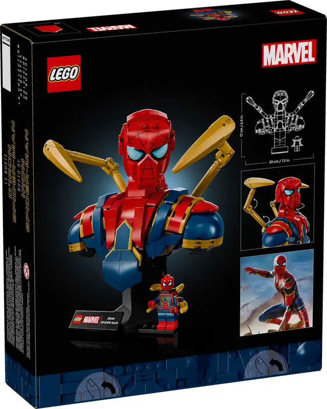 Lego 76326 Super Heroes Marvel Iron Spiderman Bust