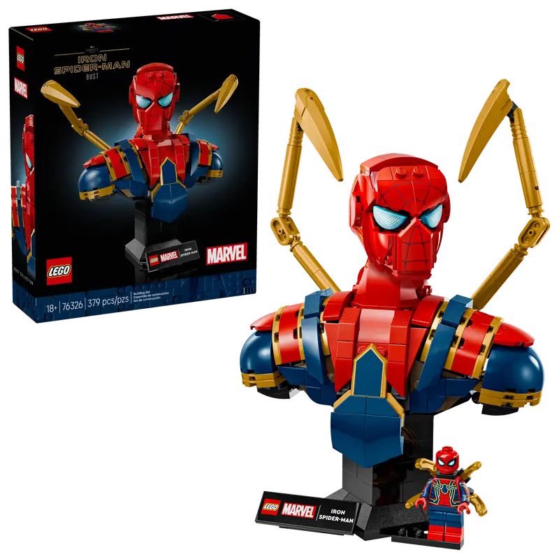 Lego 76326 Super Heroes Marvel Iron Spiderman Bust