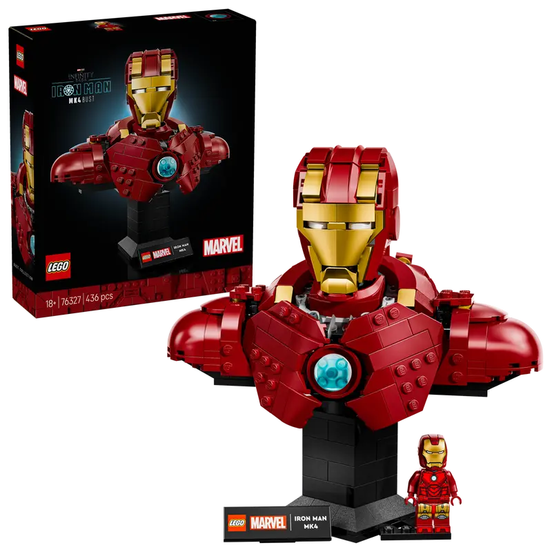 Lego 76327 Super Heros Marvel Iron Man MK4 Bust