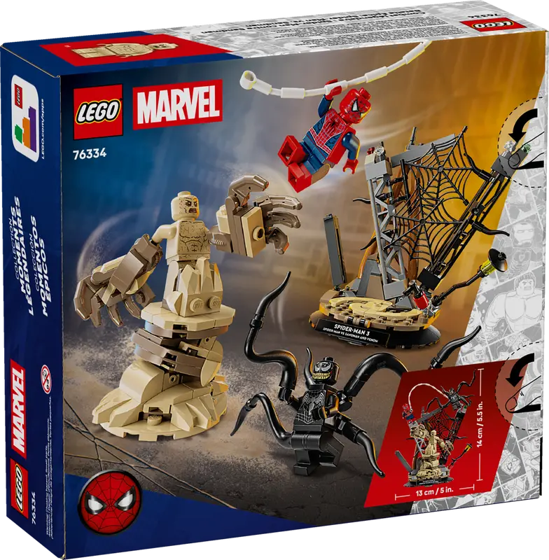 Lego 76334 Super Heroes Epic Battle: Spider-Man vs Sandman
