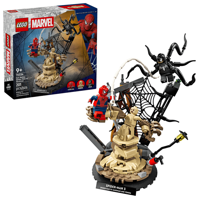 Lego 76334 Super Heroes Epic Battle: Spider-Man vs Sandman