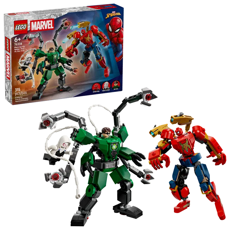 Lego 76338 Super Heroes Mech Battle Spiderman vs Doc Ock