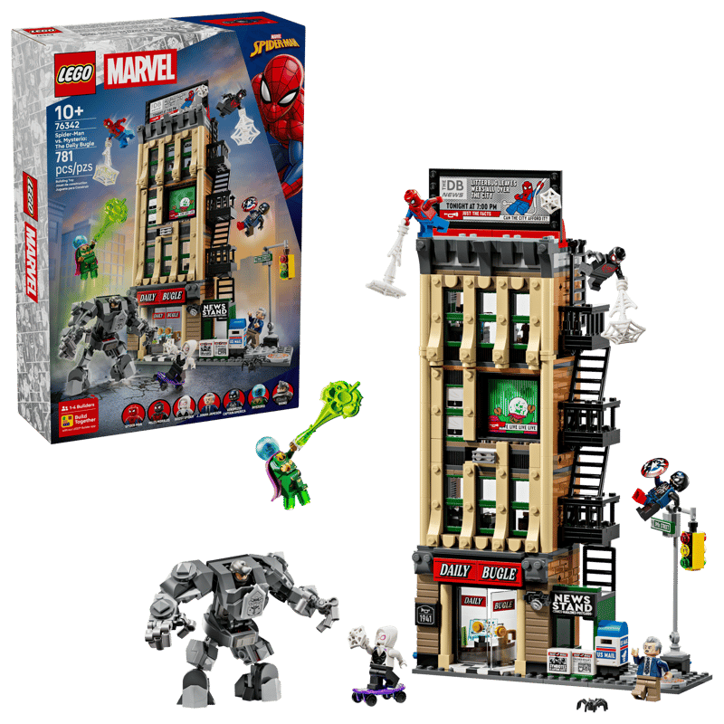 Lego 76342 Super Heroes Spider-Man vs Mysterio: The Daily Bugle