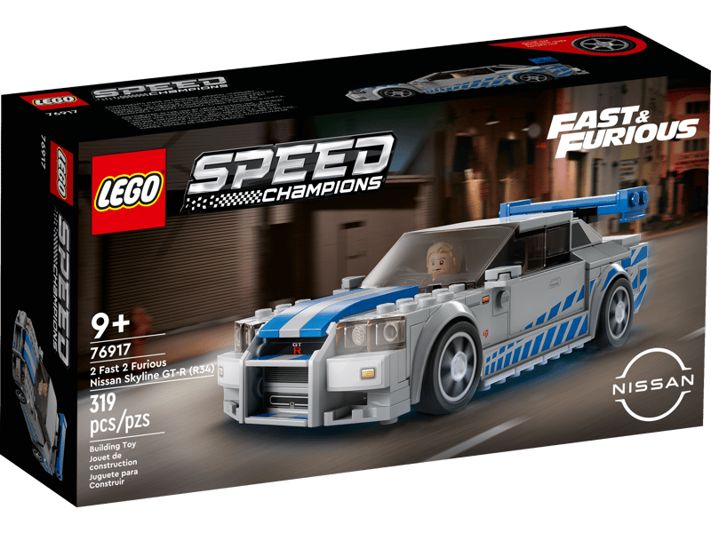 Lego 76917 Speed Champions 2 Fast 2 Furious Nissan Skyline GTR