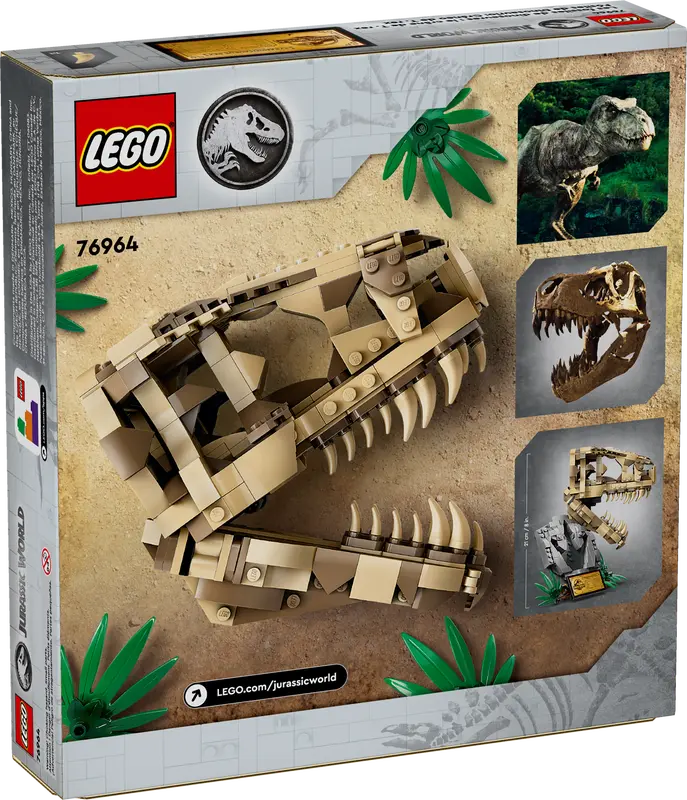 Lego 76964 Jurassic World Dinosaur Fossils T Rex Skull