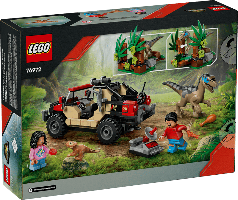 Lego 76972 Jurassic World Raptor Off-Road Escape