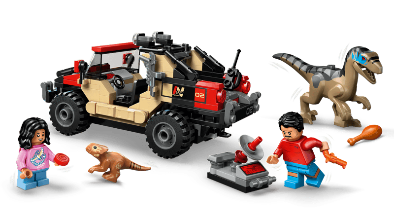 Lego 76972 Jurassic World Raptor Off-Road Escape