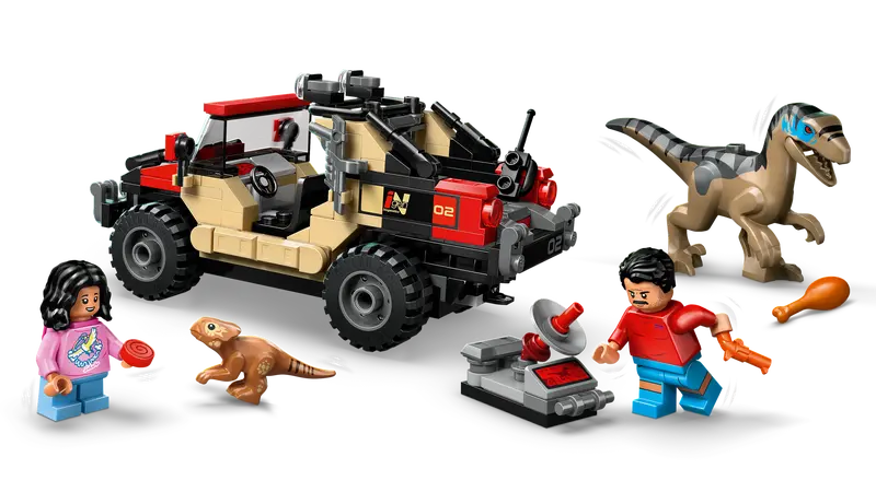 Lego 76972 Jurassic World Raptor Off-Road Escape