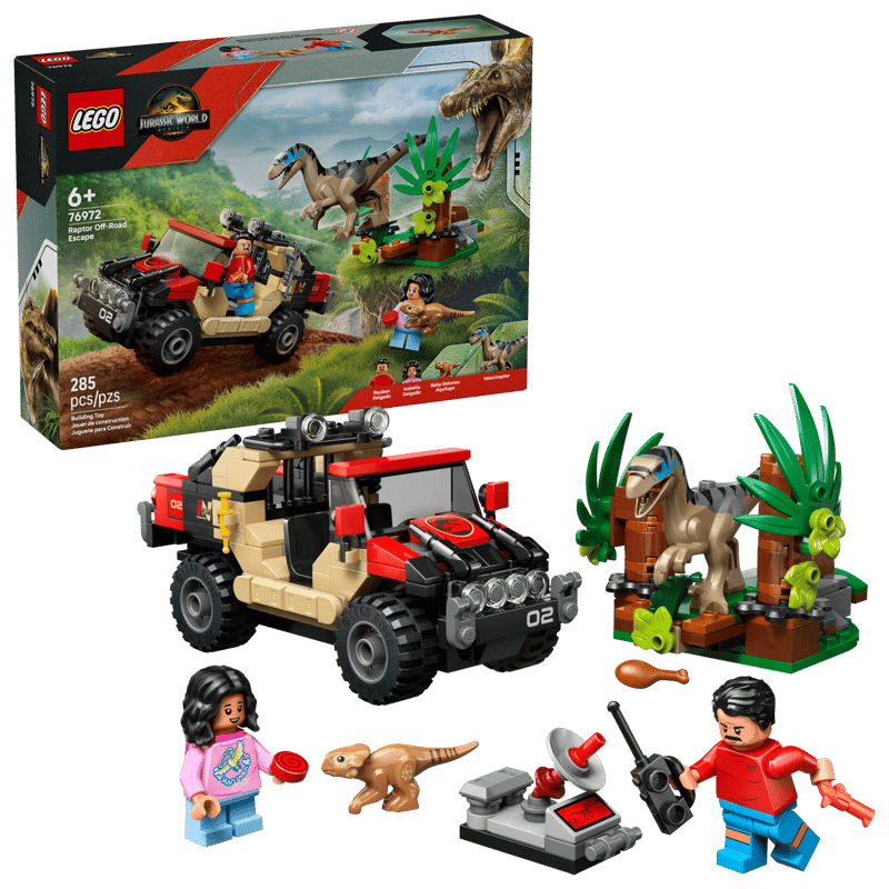 Lego 76972 Jurassic World Raptor Off-Road Escape