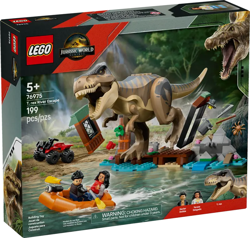 Lego 76975 Jurassic World T. rex River Escape