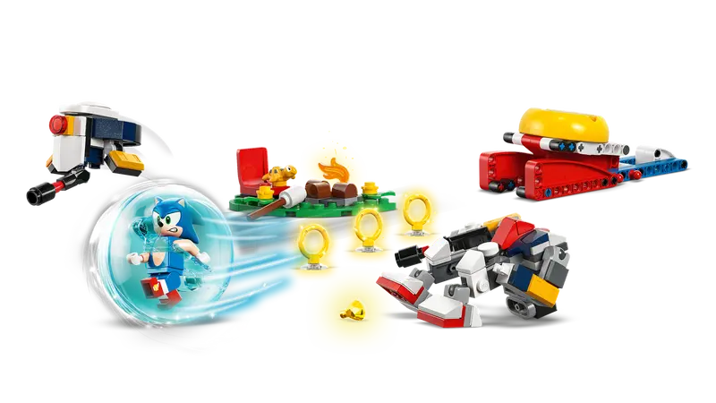 Lego 77001 Sonic&#39;s Campfire Clash