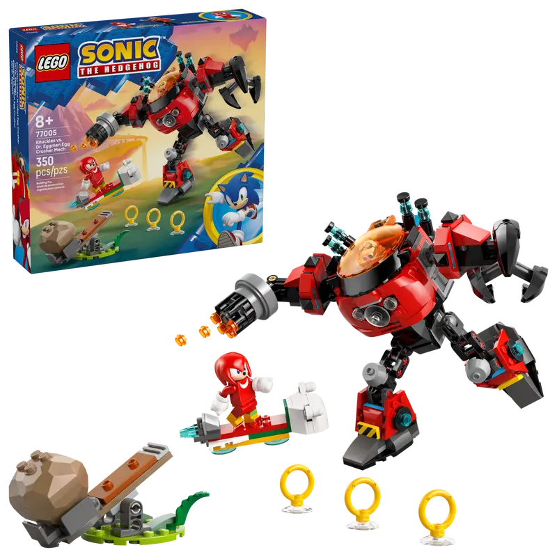 Lego 77005 Sonic Knuckles vs Dr. Eggman Egg Crusher Mech