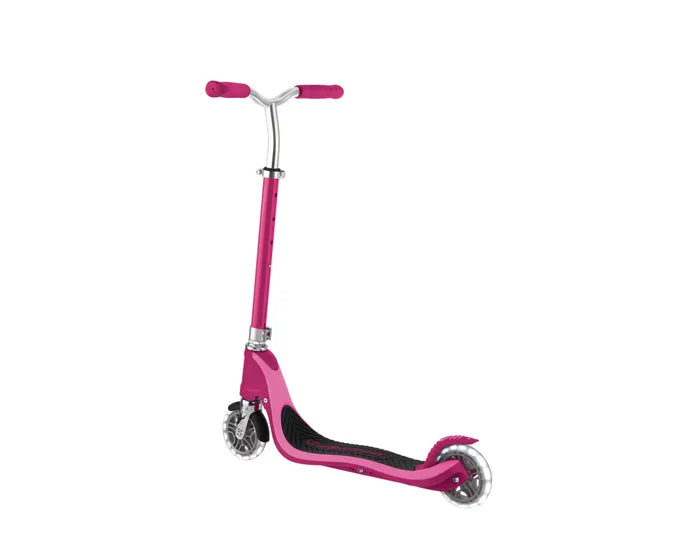 Globber Flow 125 Scooter w/ Lights RUBY