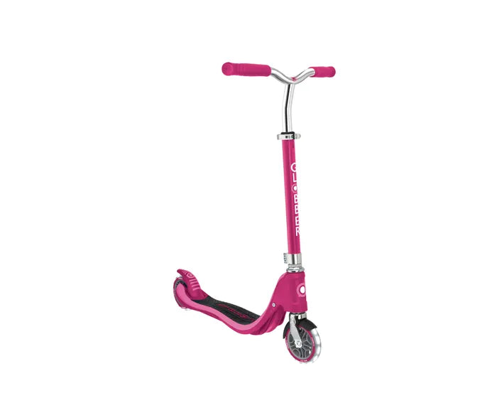 Globber Flow 125 Scooter w/ Lights RUBY