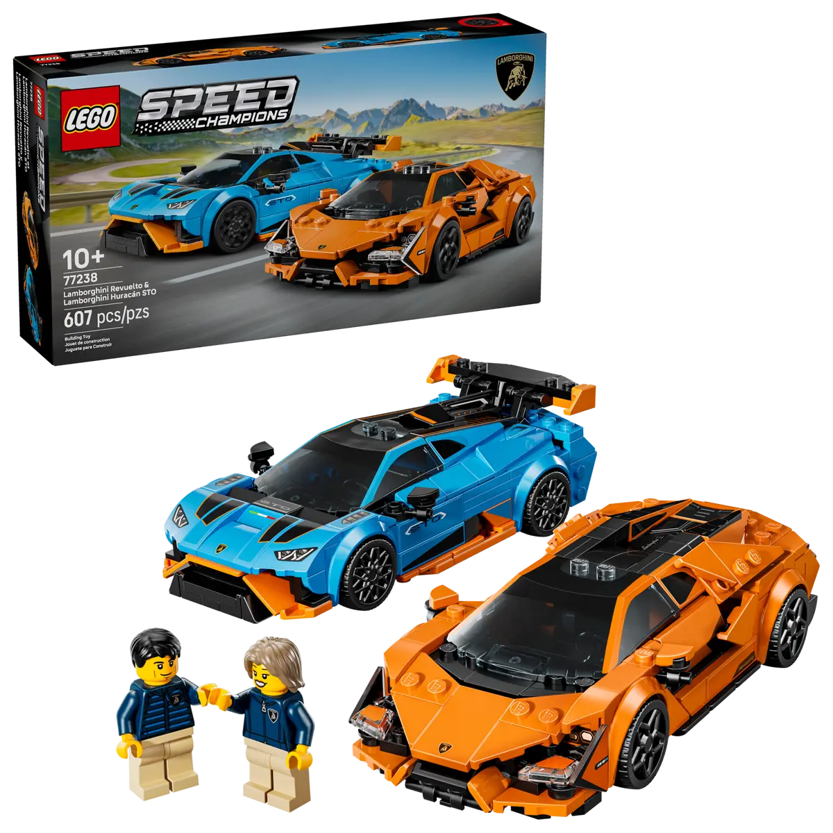 Lego 77238 Speed Champions Lamborghini Revuelto &amp; Huracán STO