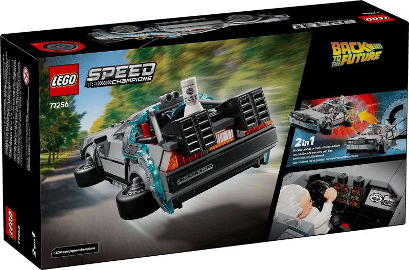 Lego 77256 Speed Champions Time Machine from Back to the Future