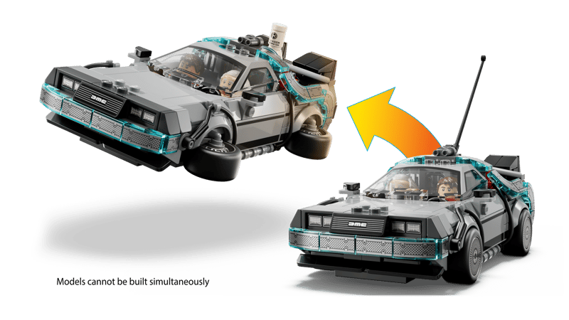 Lego 77256 Speed Champions Time Machine from Back to the Future