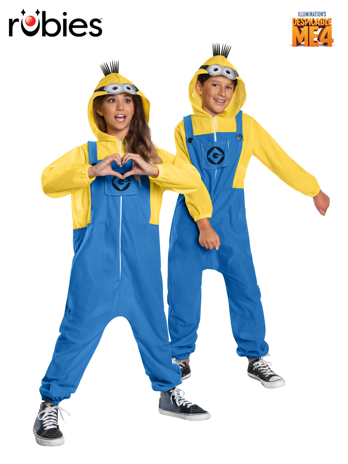 Despicable Me 4 Minion Tim Child Costume Size 6-8years