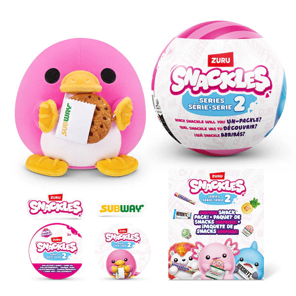 Zuru Mini Brands Snackles Small Plush S2 W2 Assorted