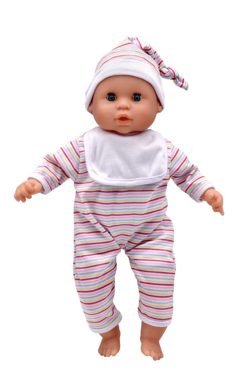 Dolls World Baby Babble 38cm - Demo Batteries Included