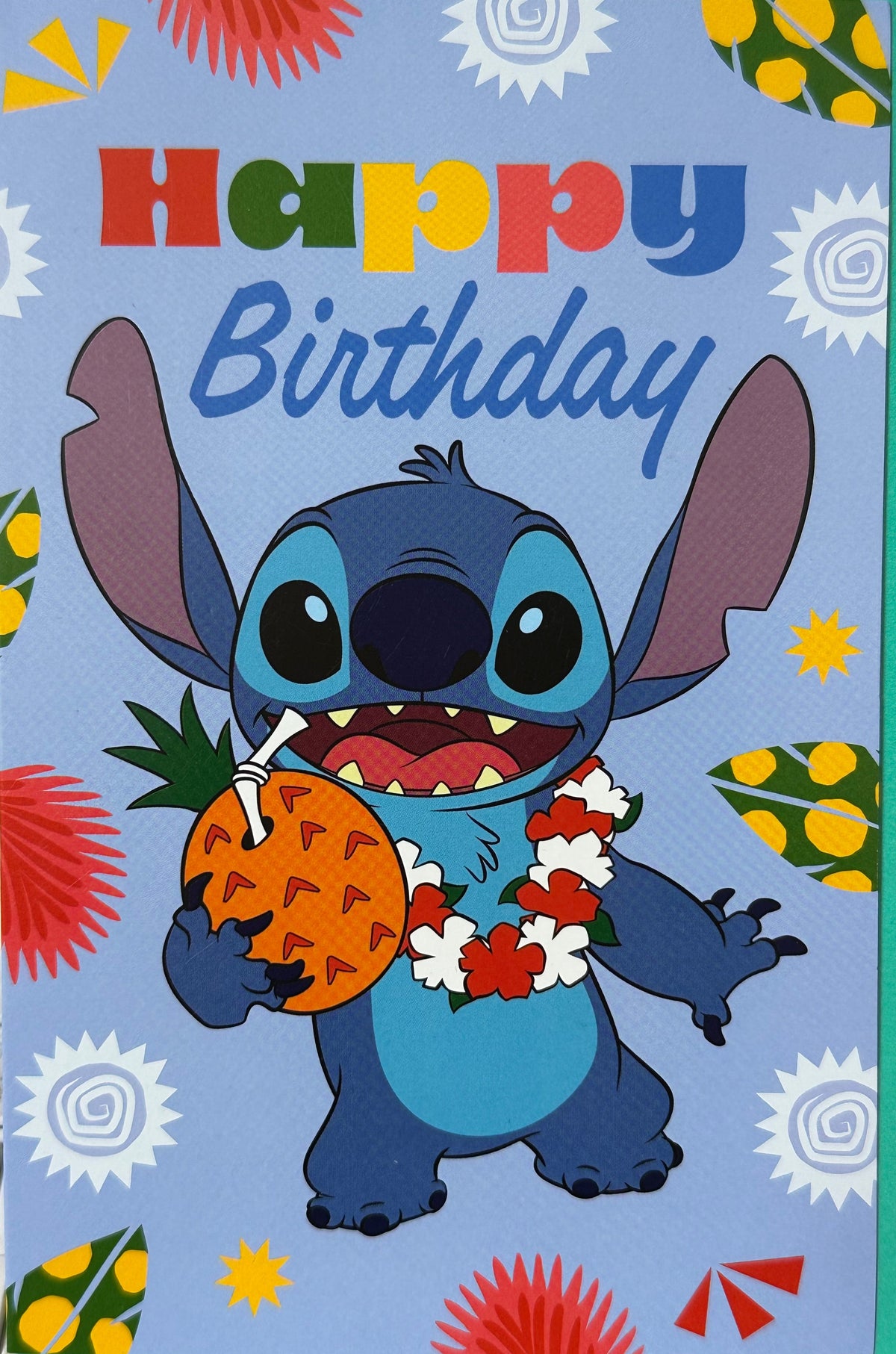 Birthday Card STITCH Happy Birthday