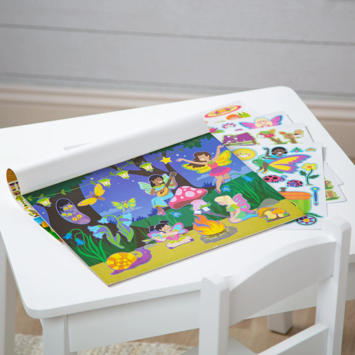 M&amp;D 8603 Reusable Sticker Pad Fairies
