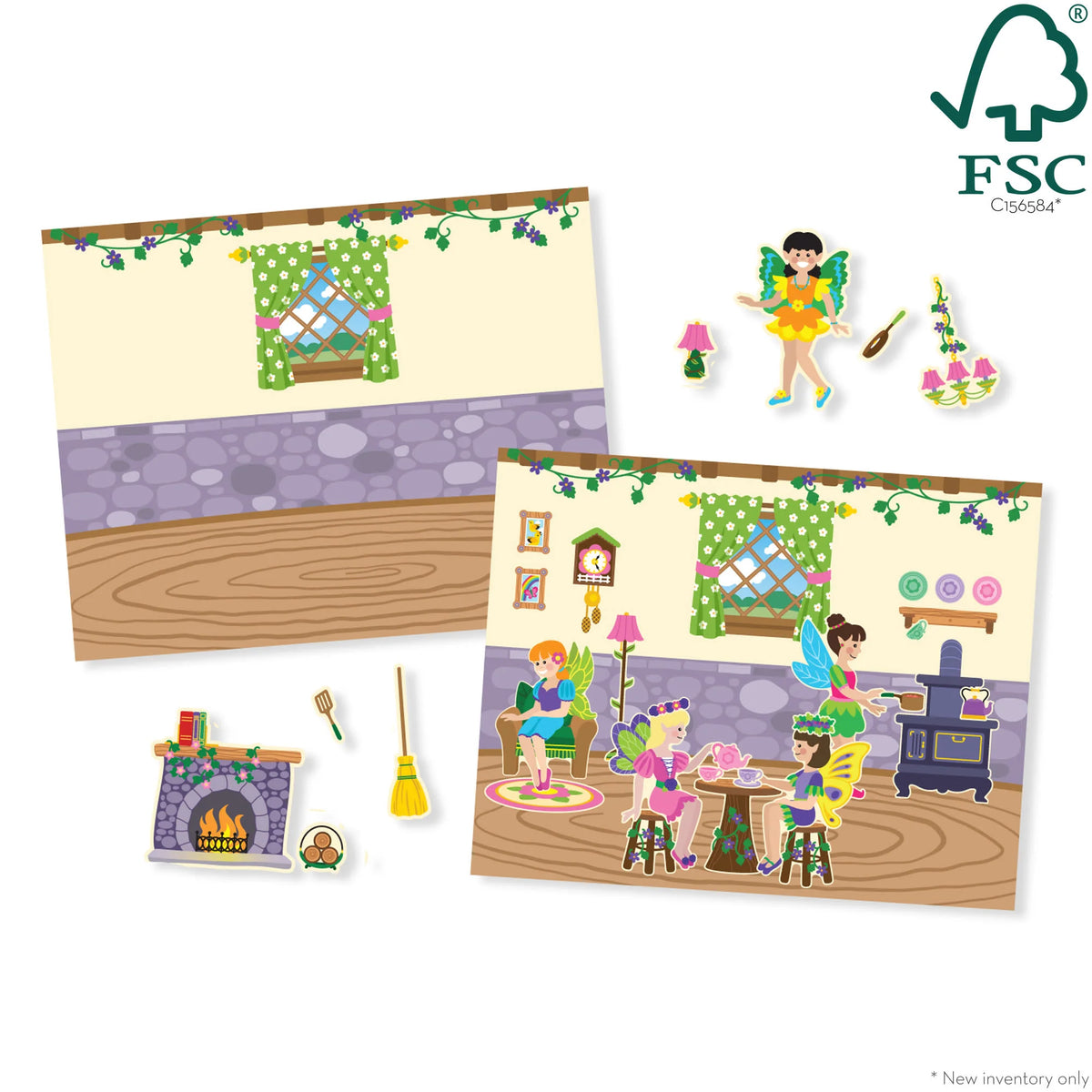 M&amp;D 8603 Reusable Sticker Pad Fairies