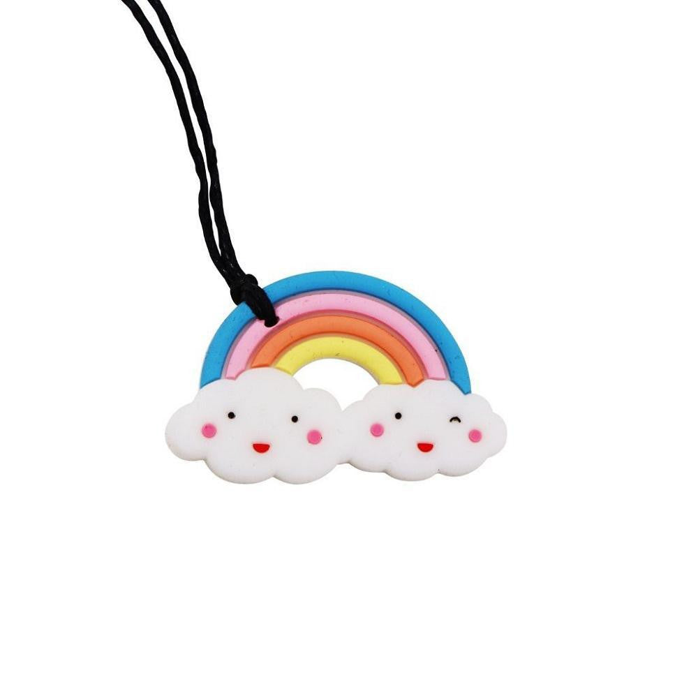 Jellystone Silicone Pendant RAINBOW PASTEL