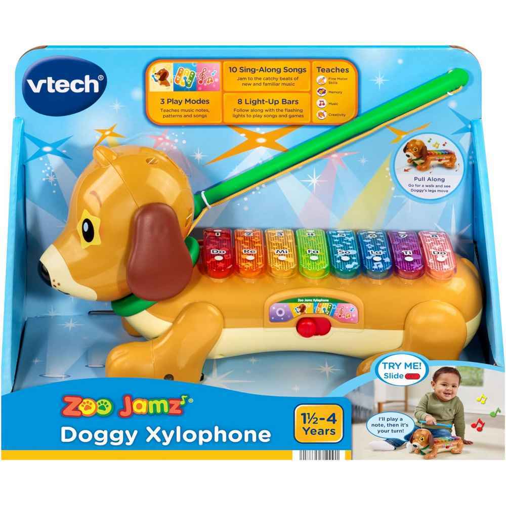 Vtech  Zoo Jamz Doggy Xylophone (incl demo batteries)