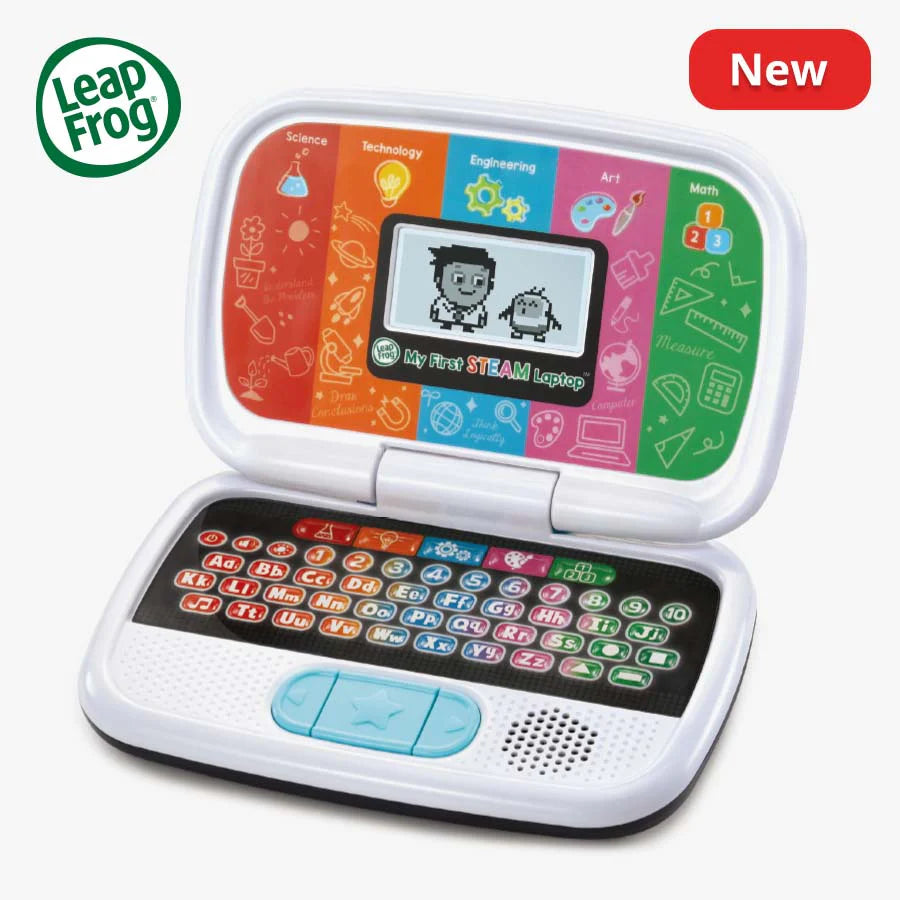 Leap Frog My First STEAM Laptop incl 2 x AA demo batteries