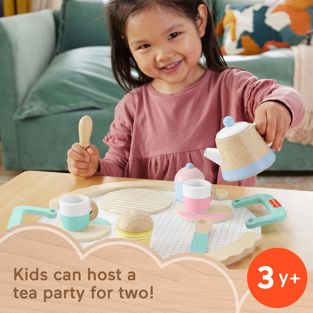 Fisher Price Wooden Tea Set