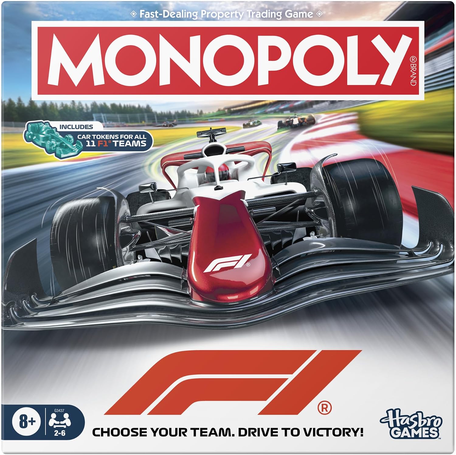 Monopoly Formula 1 Edition (Includes Exclusive Car Tokens)