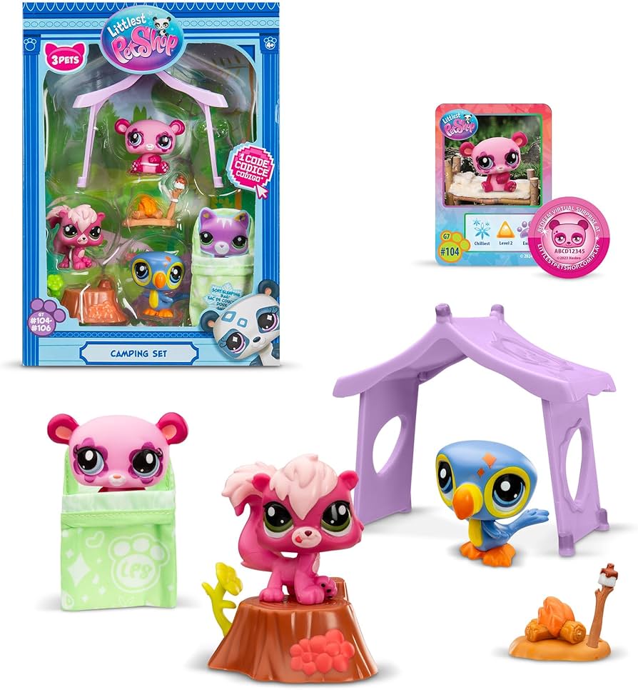 Littlest Pet Shop Camping Play Pack Playset