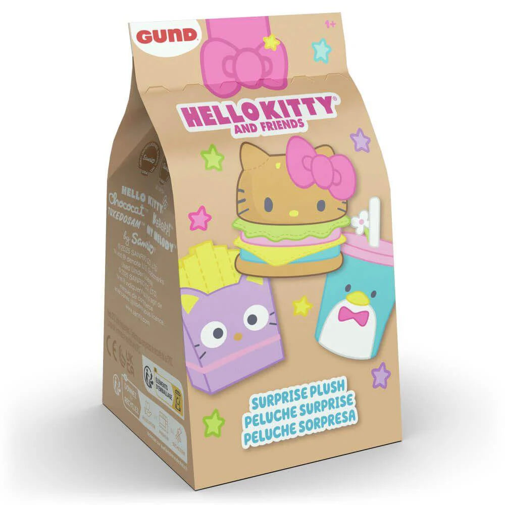 Hello Kitty & Friends Surprise Plush Fast Food Assorted