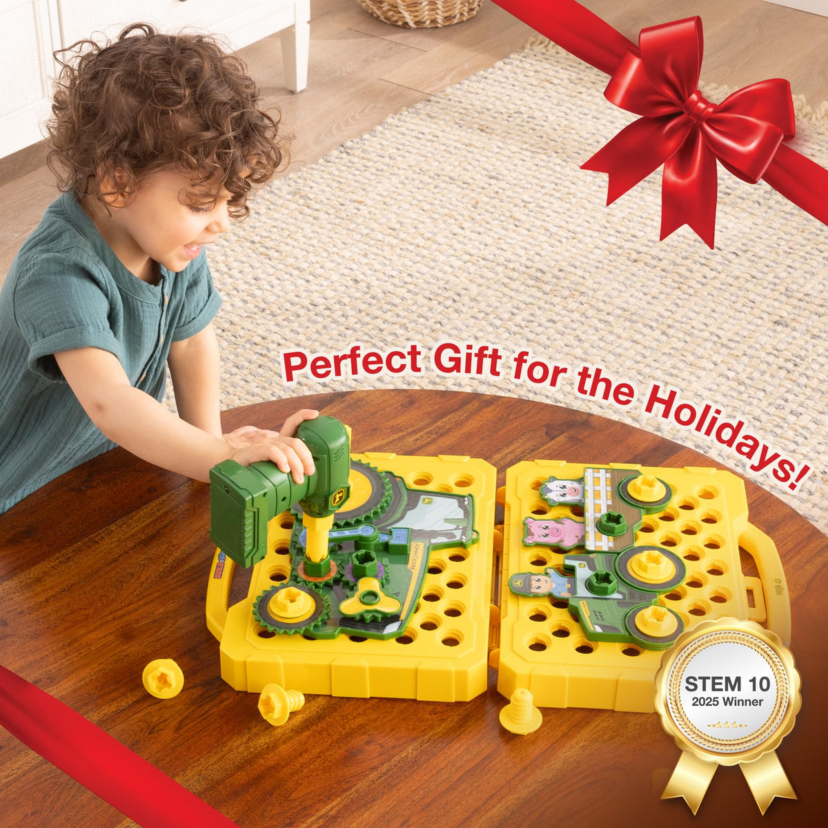 John Deere Build A Buddy 23pc Activity Board