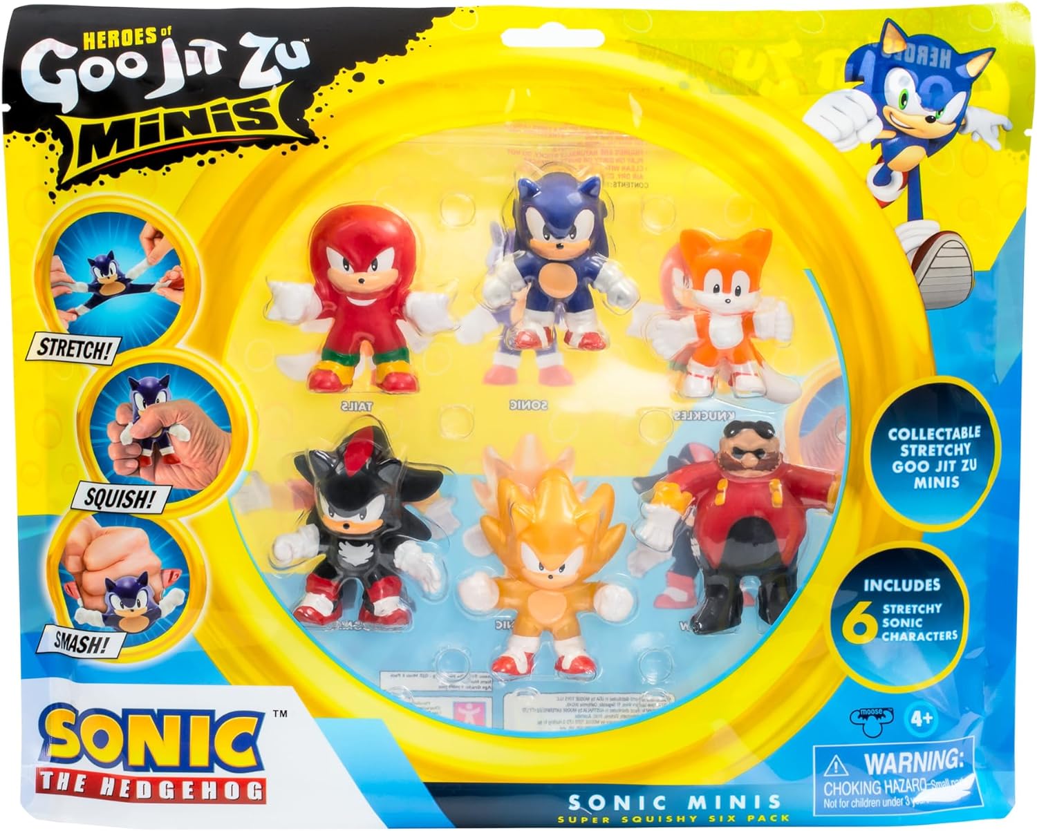 Goo Jit Zu Sonic S4 Mini 6pk