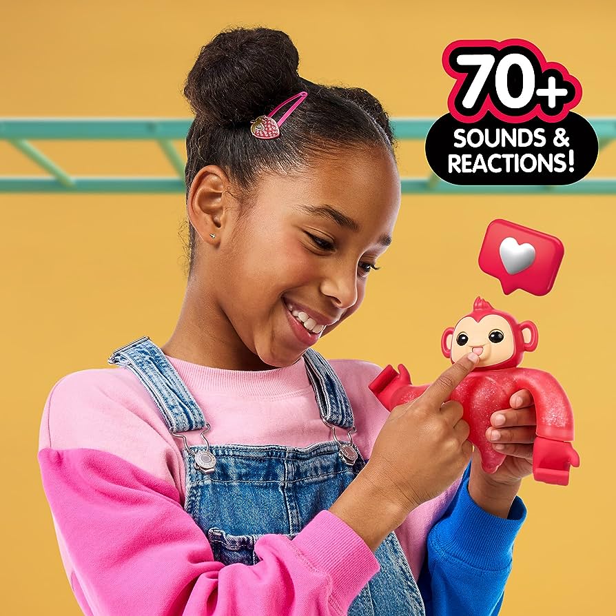 Little Live Pets Hug N Hang Mooki Monkey demo batteries included