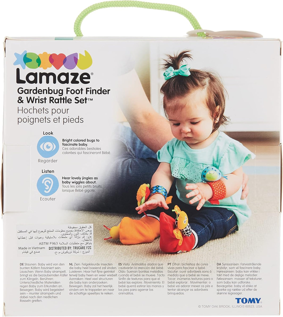 Lamaze Gardenbug Foot Finder &amp; Wrist Rattle Set