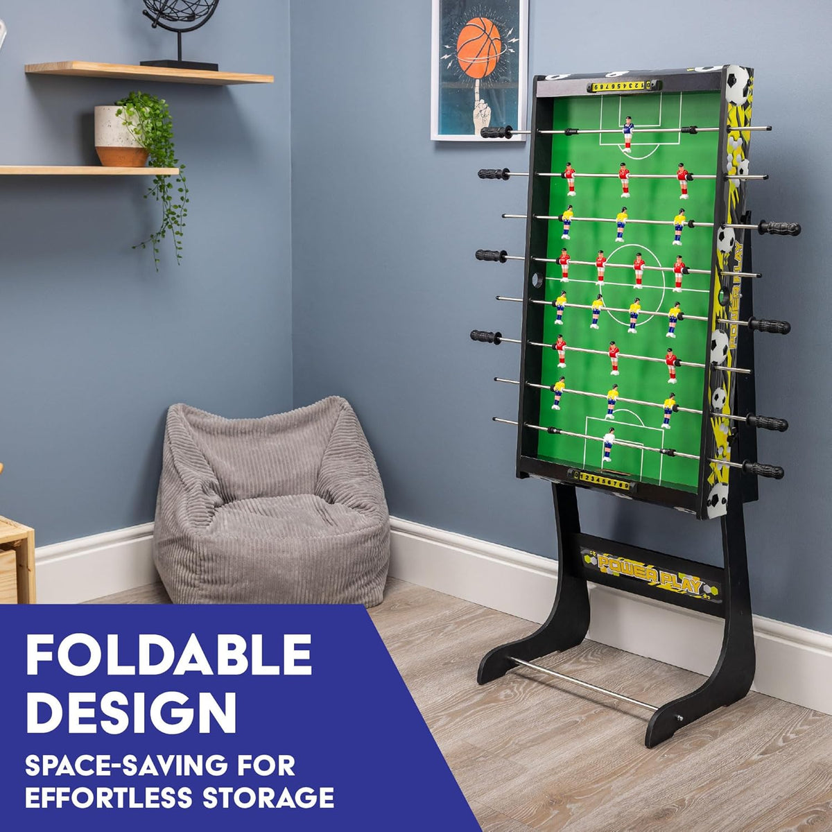 Wilton Bradley Powerplay 3ft Football Game Table with Folding Legs