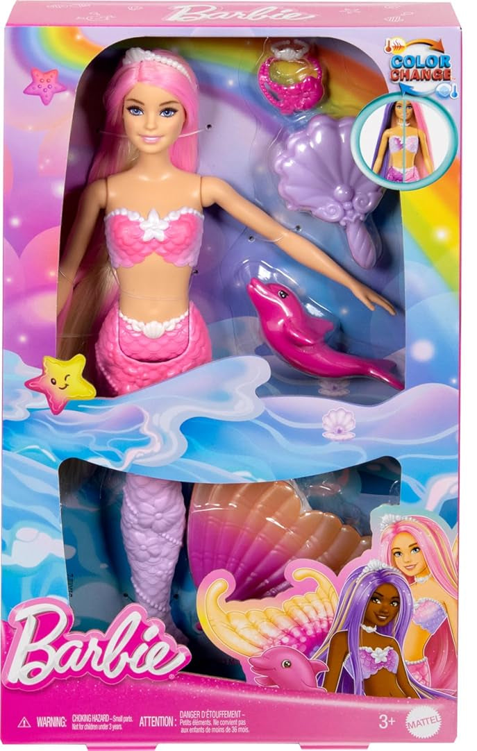 Barbie Fairytale Mermaid Colour Change Doll and Accessories