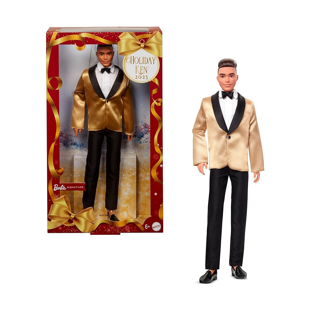 Barbie Signature Holiday Ken 2025 Brunette