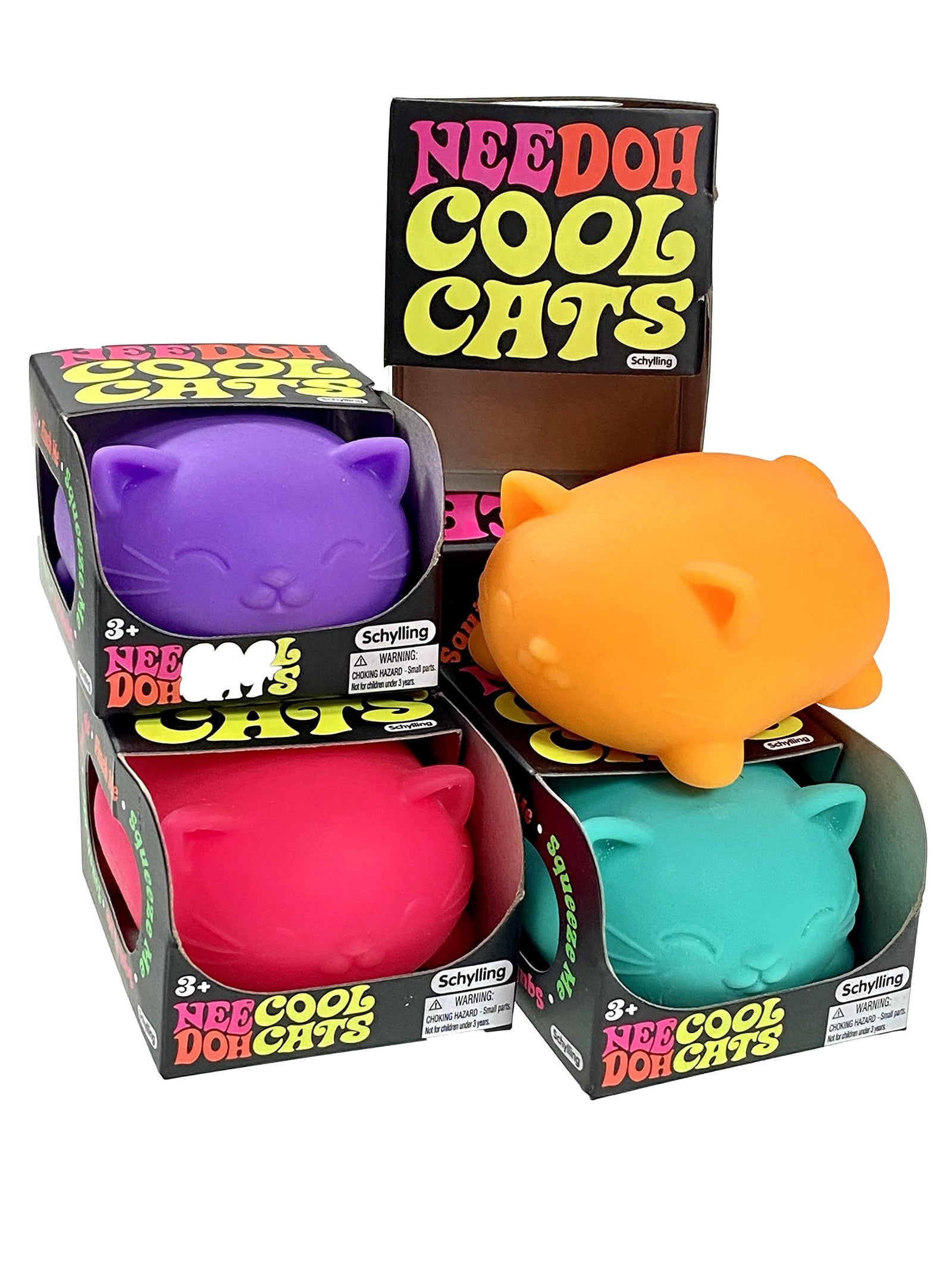 Schylling Nee Doh Cool Cats Assorted Colors