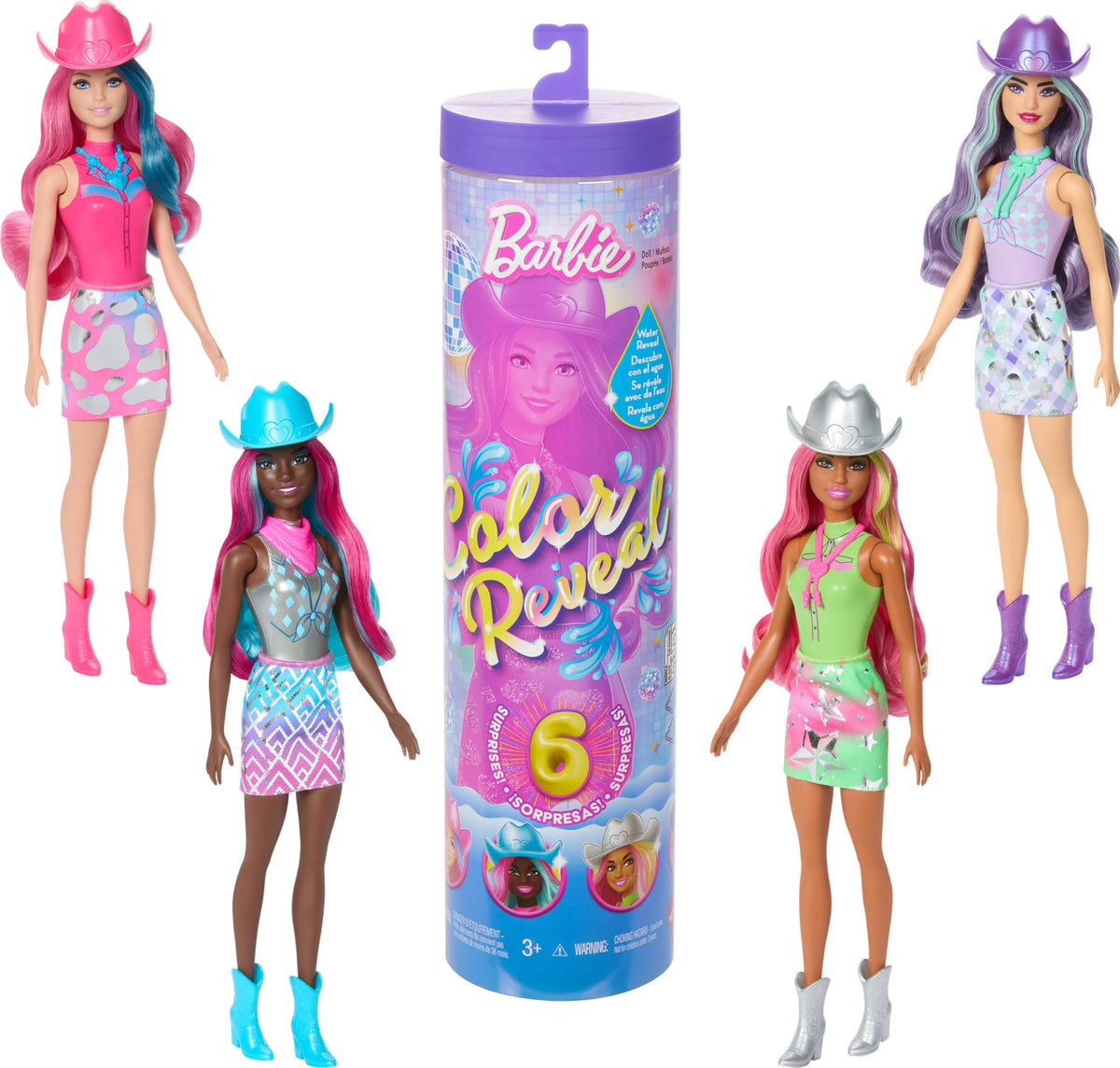 Barbie Colour Reveal Disco Stars Doll
