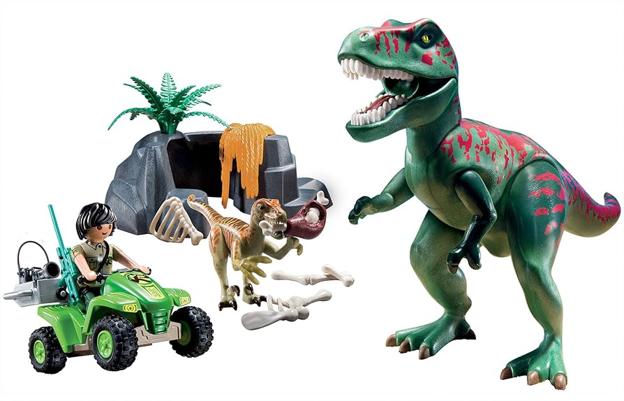 Playmobil 9231 Dinos Explorer Set with Quad