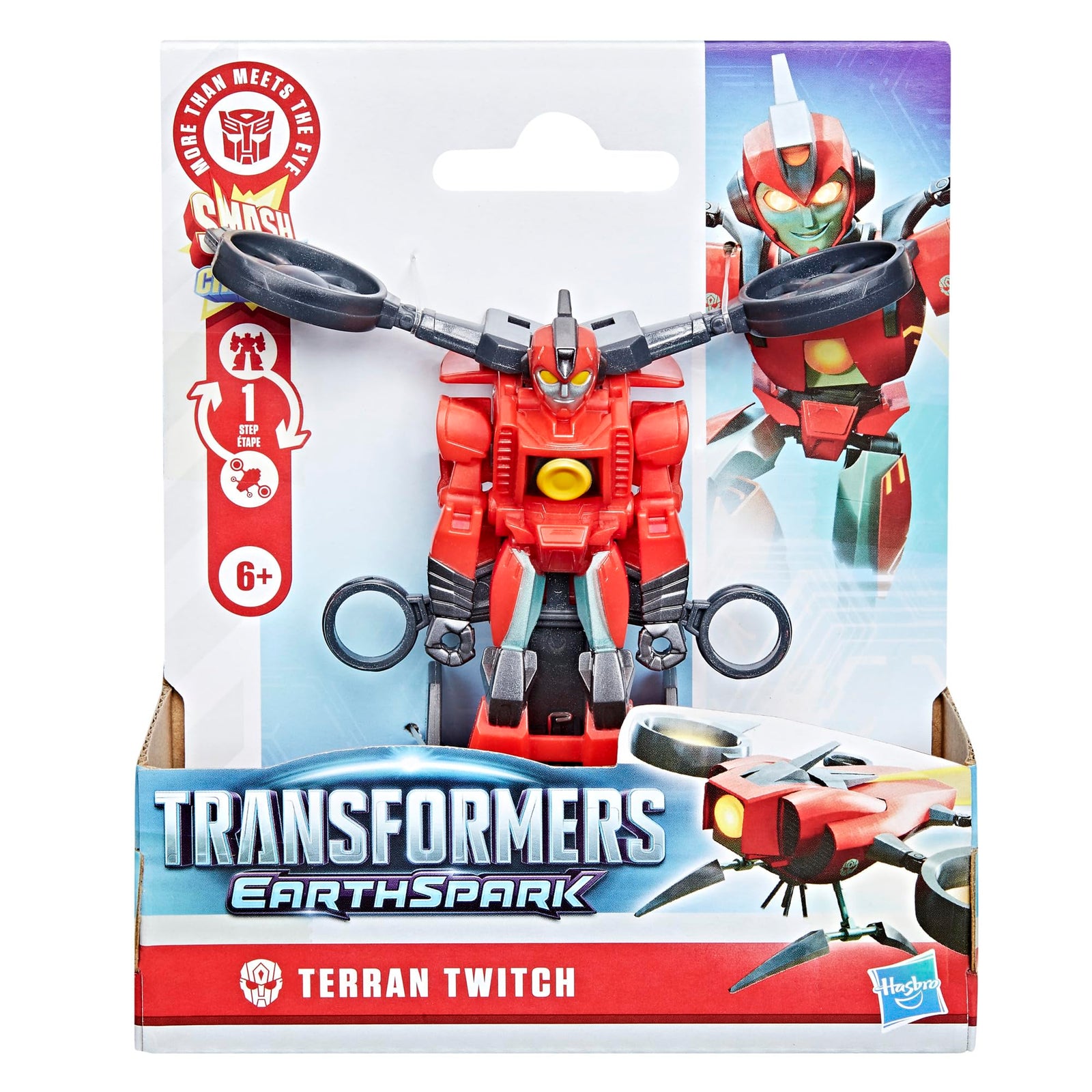 Transformers Earthspark 1 Step Smash Changer - Terran Twitch