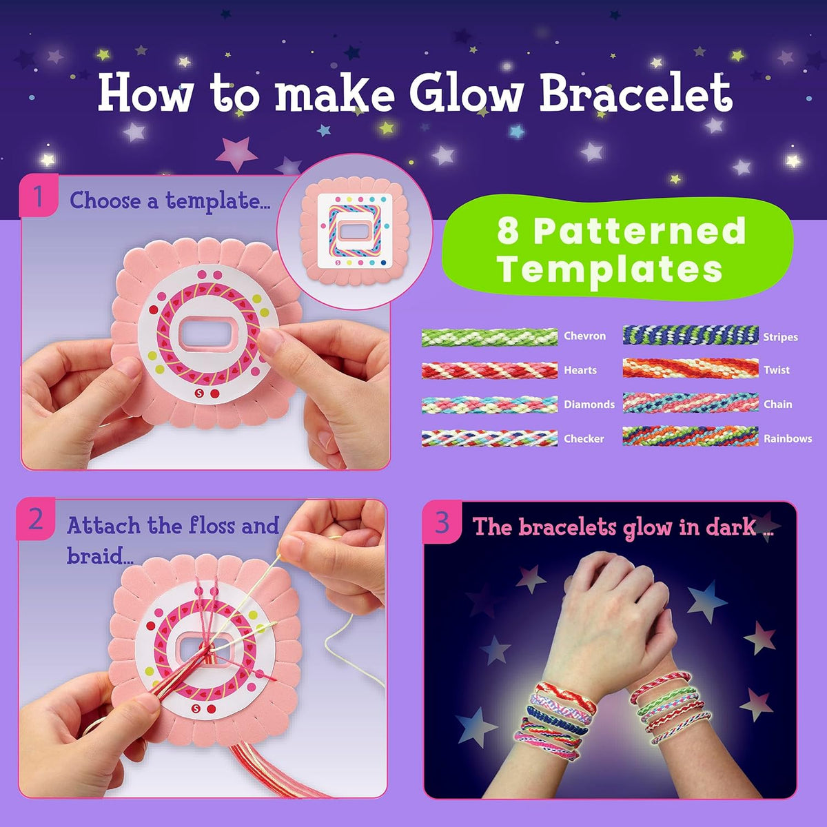 4M Glow Friendship Bracelets Kit