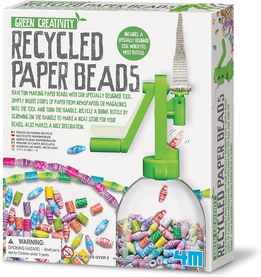 4M Green Creativity Recycled Paper Beads