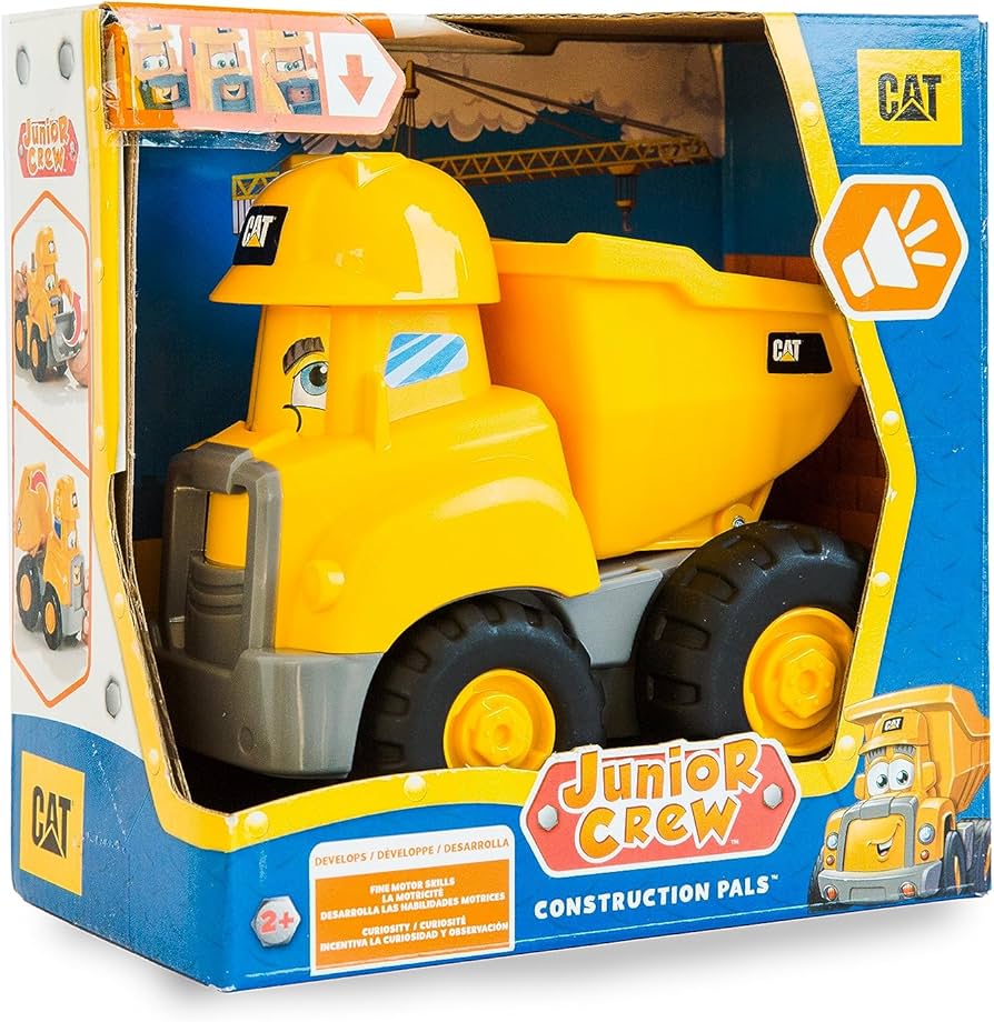 CAT Junior Crew Construction Pals Dump Truck demo batteries included
